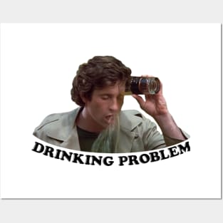 drinking problem men Posters and Art